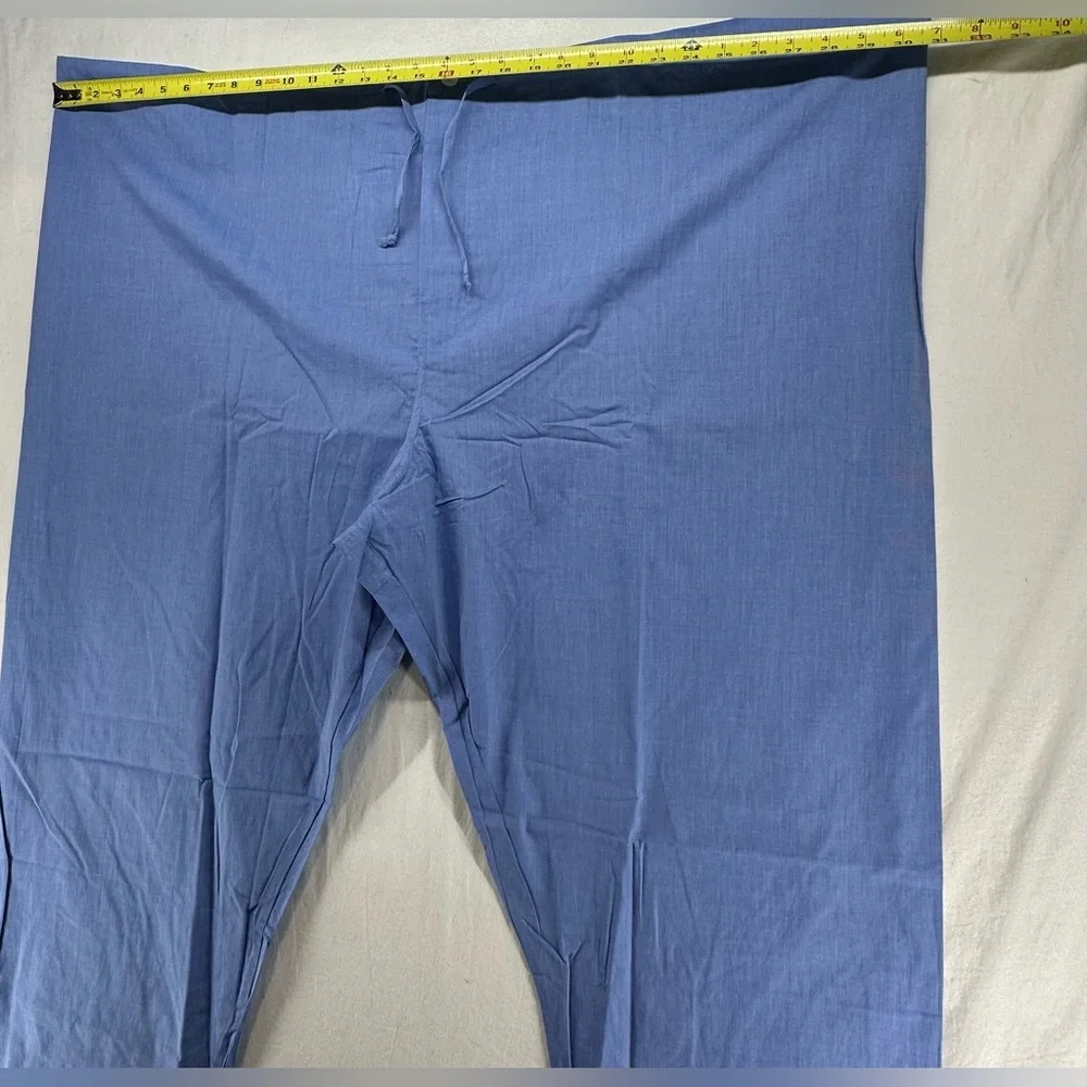 Majestic International Blue‎ Cotton Long Sleeve Pajama Set Men’s Size 3X NEW